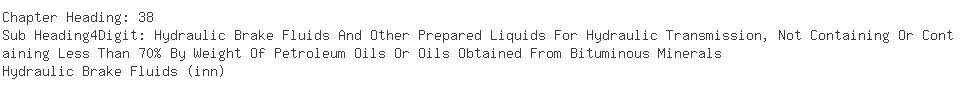 Indian Importers of hydraulic oil - British Airways Plc