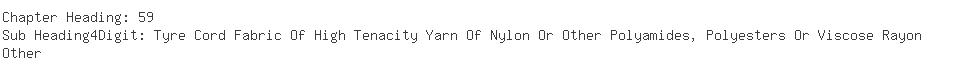 Indian Importers of nylon cord - Malhotra Rubbers Ltd